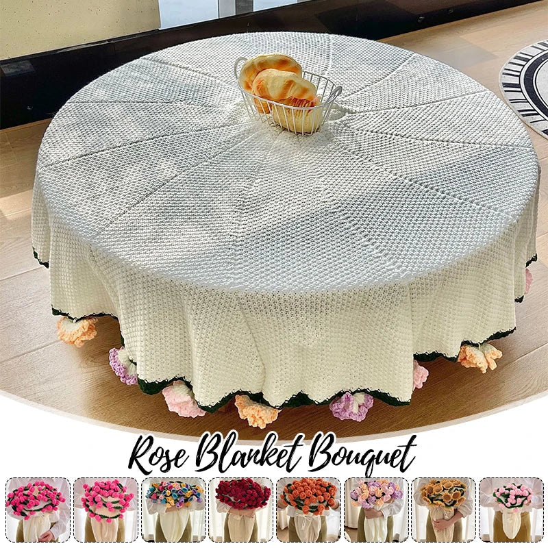 Crochet Bouquet Blanket - Floral Collection - product image 35