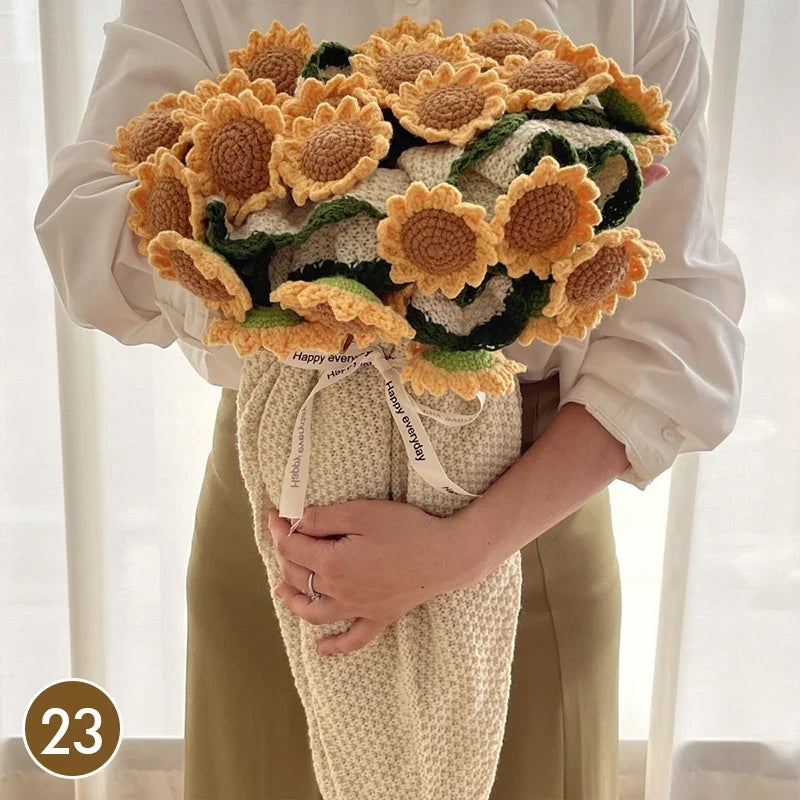 Crochet Bouquet Blanket - Floral Collection - product image 19