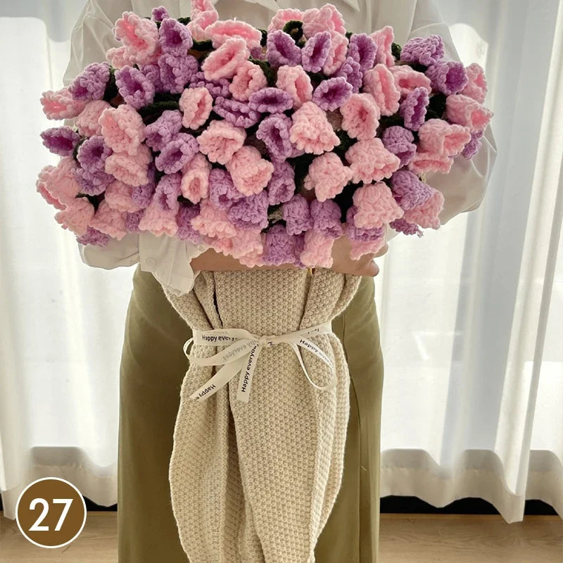Crochet Bouquet Blanket - Floral Collection - product image 9