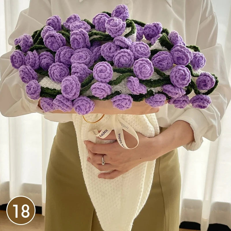 Crochet Bouquet Blanket - Floral Collection - product image 64