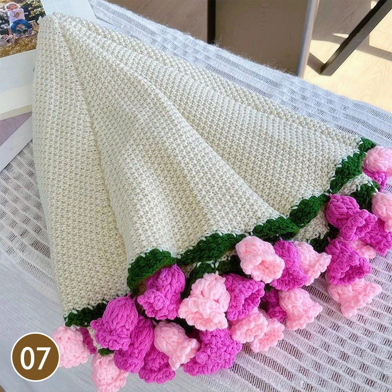 Crochet Bouquet Blanket - Floral Collection - product image 1
